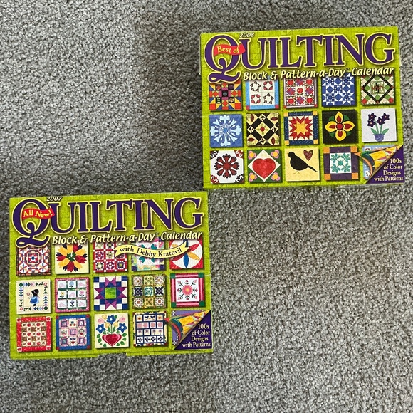 Accord Publishing Other - Two Quilting Block & Pattern-a-Day Calendars 2007 2008